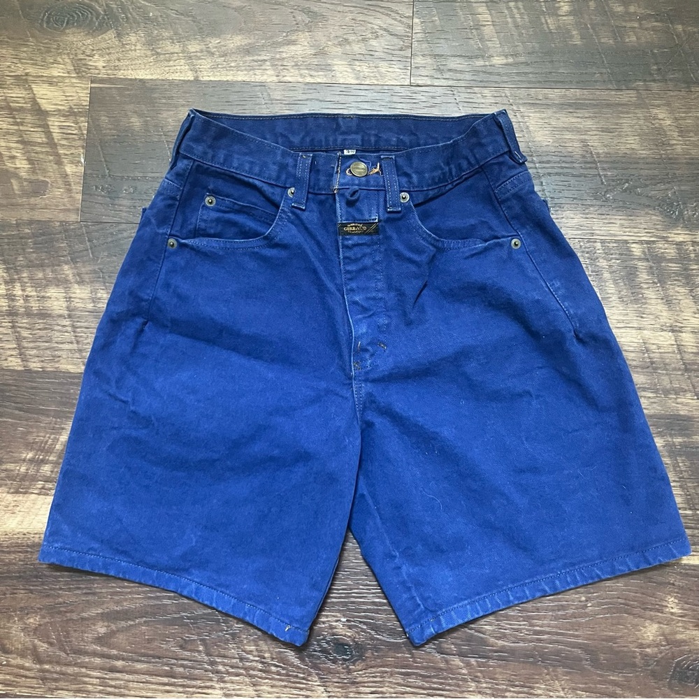 Vintage Marithe Francois girbaud women’s royal blue denim jean shorts jorts 27